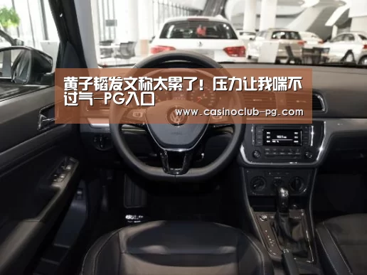 黄子韬发文称太累了!压力让我喘不过气-PG入口(图4) PG入口